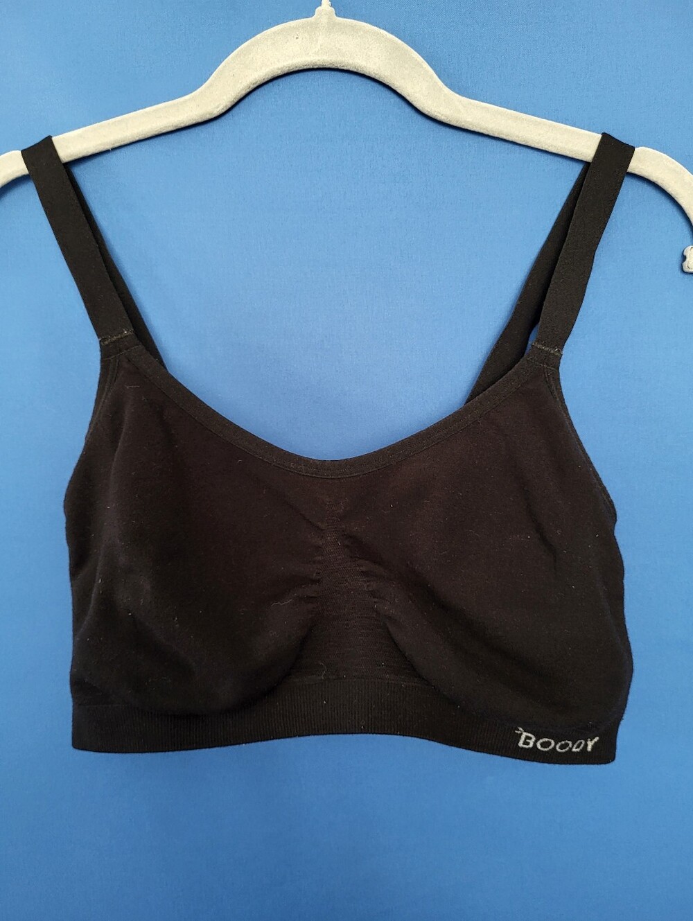 Boody Full Bust Wireless Bra Black Size Medium